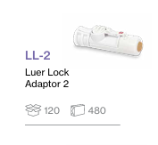 Luer Lock adapter - 120 stk.